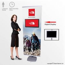 TV Display Poster Banner Stand