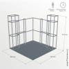 3m x 3m Exhibition Stand Dimensions