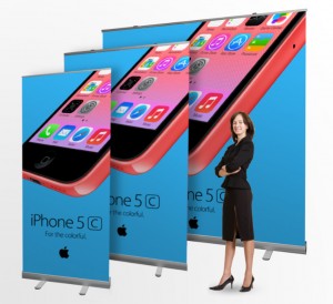 pull up banner stand