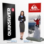 outdoor banner stands