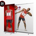 24 Hour Banner Stands