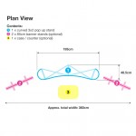 Pop Up Stand plan View 3x2