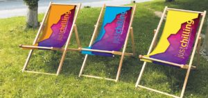 custom printed deckchairs