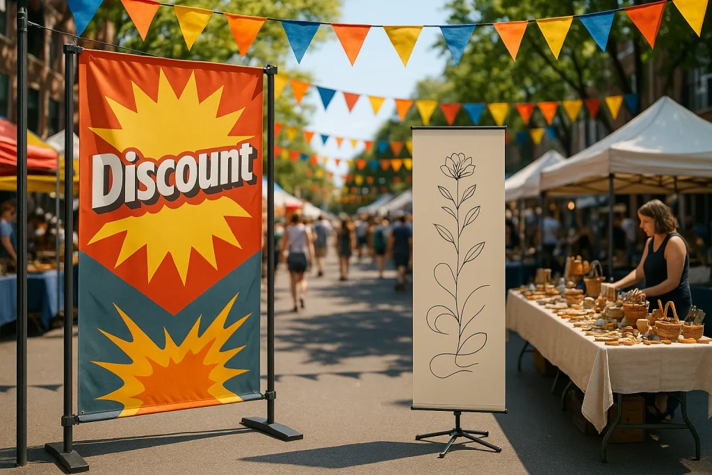 Discount Displays vs Stand Banner: A Comprehensive Guide
