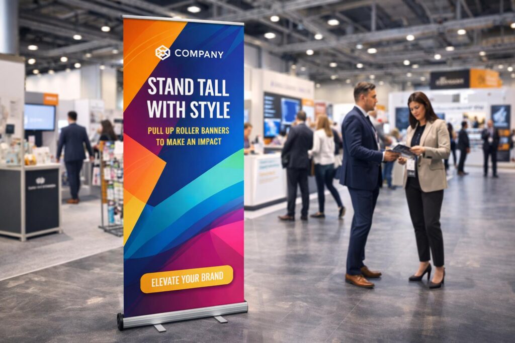 Banner Stands Explained: The Complete Guide to Roll Up, Retractable, Freestanding & Tension Displays