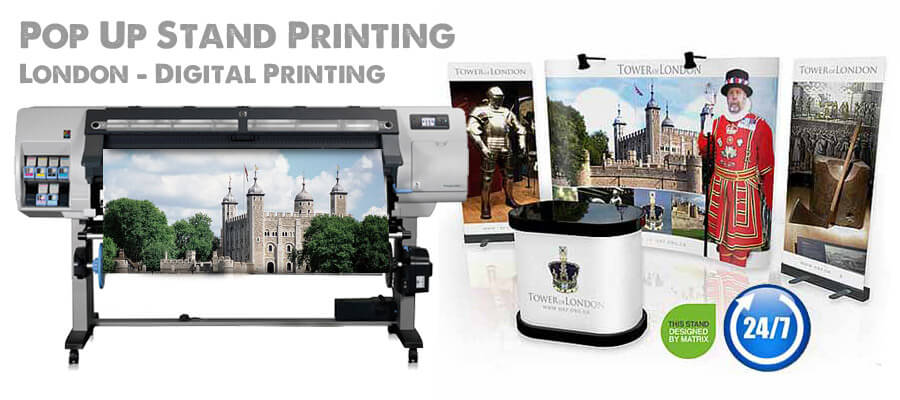 Pop Up Stand Printing London