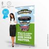 100cm Banner Stand