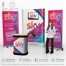 3x1 pop up display