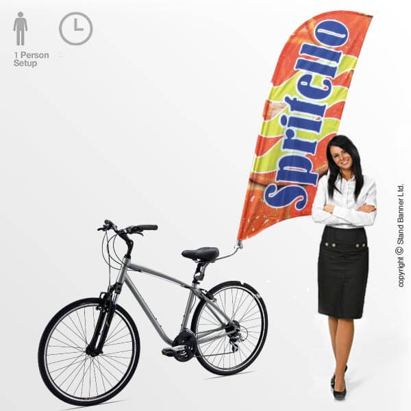 Bike Advertising Flag Banner