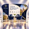 Branded Fabric Meeting Booth
