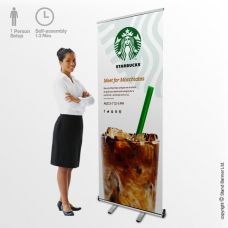economy banner stand
