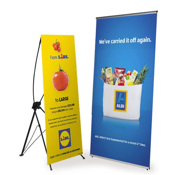 Free Standing Roll Up Banners