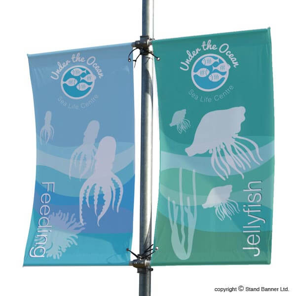 Lamp Post Flag Banner