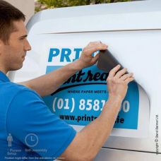 printed magnet van and van graphics