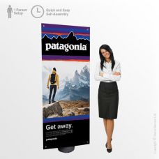 outdoor banner stand