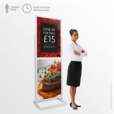 Portable Retail Poster Tower