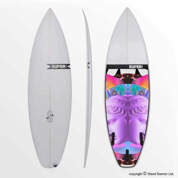 Printed Surfboard Graphics