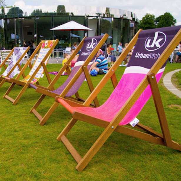 branded beach chairs