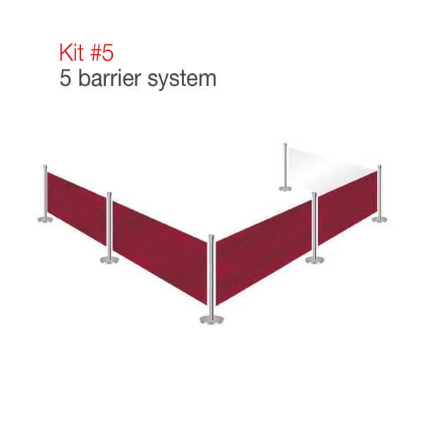 Cafe Barrier System - Kit 5