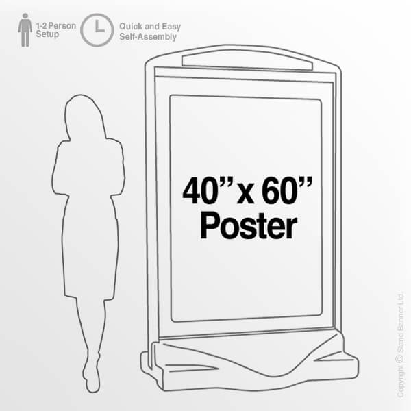 Mobile Forecourt Sign 40x60 Poster Size