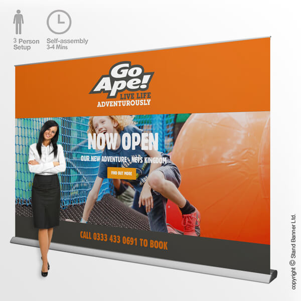 Outdoor Roll Up Banner Double-Out