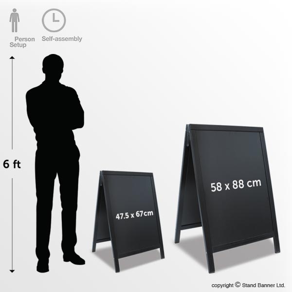 A Board Chalkboard Size Guide