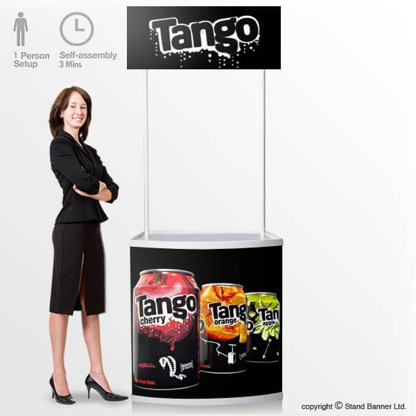 portable promotional counter display