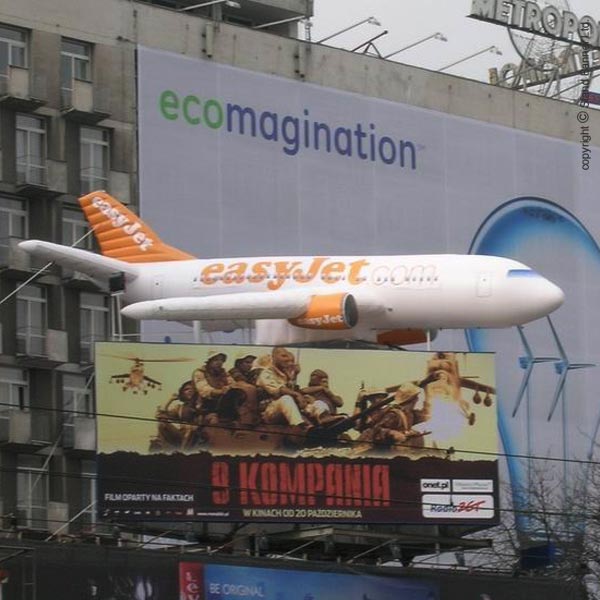 Big Inflatable Plane For Easyjet