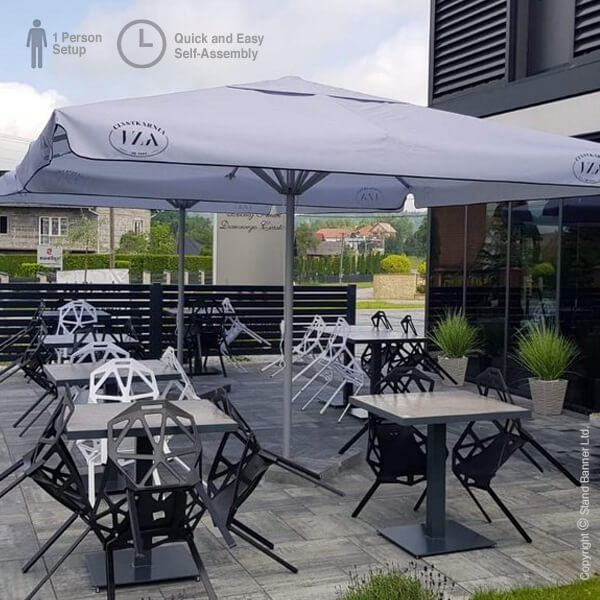 Outdoor dining best sale umbrella