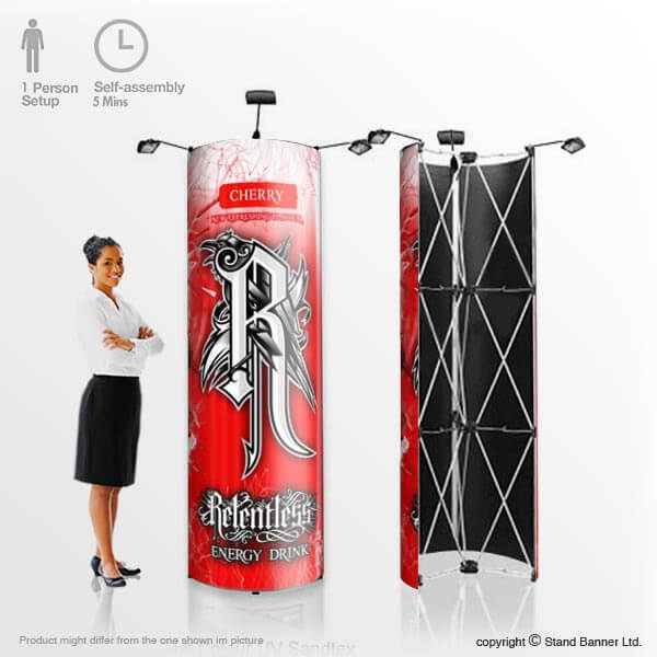 Pop Up Marketing Display Tower, Portable Advertising Stand