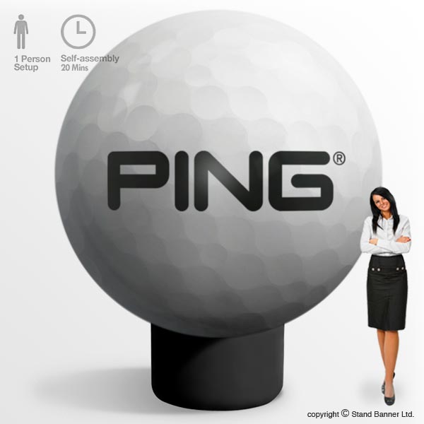 Inflatable Golf Ball Advertising Display