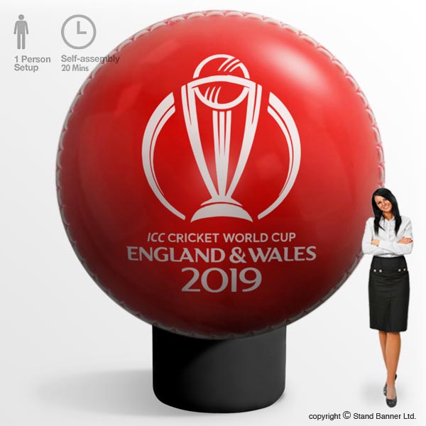 Custom Inflatable Cricket Ball Advertising Display