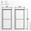 Modular Folding Counter Centre Dimensions