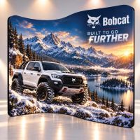 Showroom Fabric Display Stand Backdrop