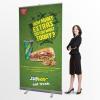 Portable roll up banner 1m
