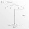 Printed Pub Umbrella Dimensions