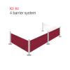 Cafe Barrier System - Kit 4
