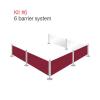 Cafe Barrier System - Kit 6