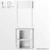 Portable Promotions Counter Rear