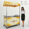 Wheeled Vending Food Counter