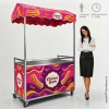 churros food cart counter