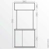 Portable Food Counter Size
