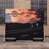 Outdoor Fabric Backdrop Weighted