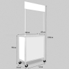 Portable Vending Counter Size