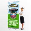 pull up banner stands 85cm wide