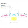 3x1 Pop Up Stand Plan View