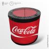 Branded Fabric Container Bin Round