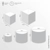 Branded Fabric Container Bin Sizes