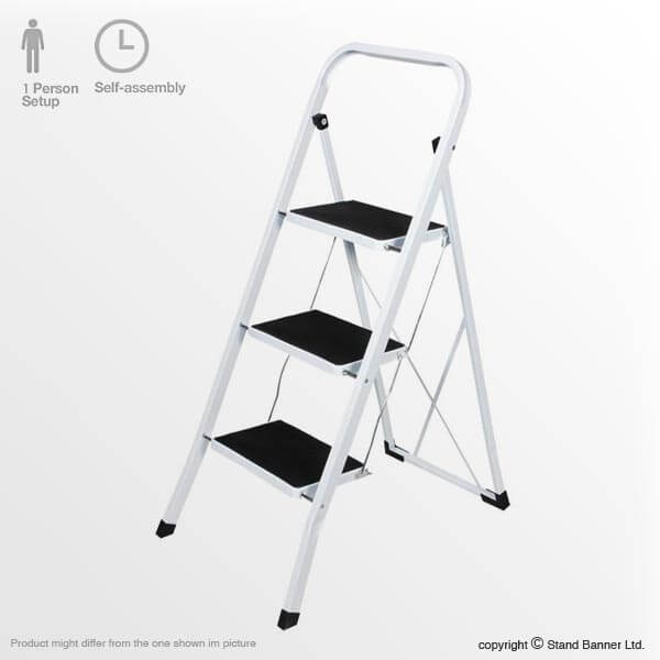 Stool with ladder store