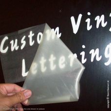 vinyl cut logos lettering